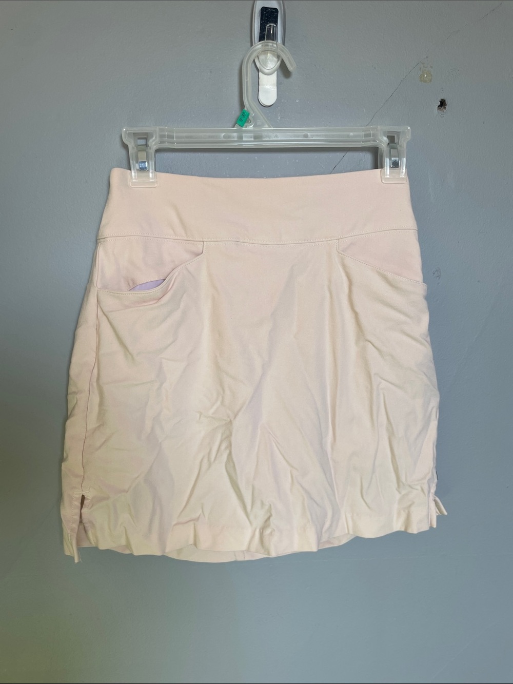 Lady Hagen XS Nude Cream Stretchy Golf Skort sport athletic